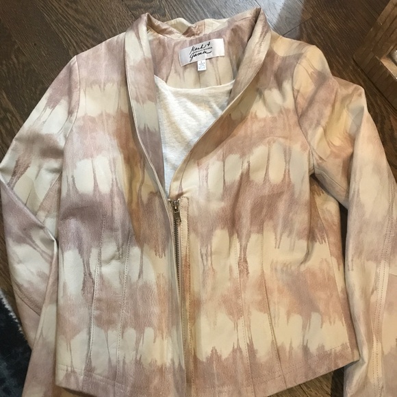 Nwot Bagdley Mischka leather jacket - Picture 3 of 5